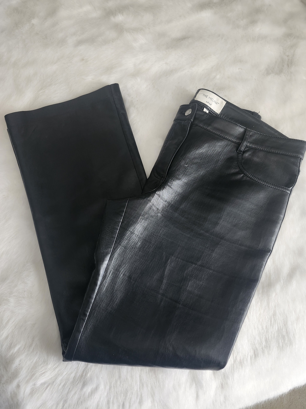 Wilfred MELINA Vegan Faux-Leather Wide Leg Pants